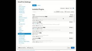 Octoprint 17  Pluginsconfiguratie 09  EL 3D print  3D printen Nederlands [upl. by Ahsihat]
