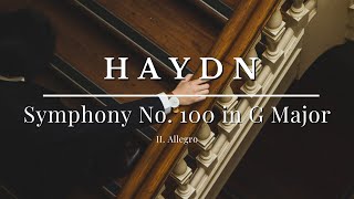 Franz Joseph Haydn  Symphony No100 in G Major Millitary  II Allegro [upl. by Ahsikam27]