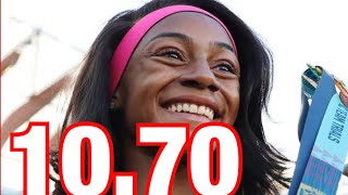 Shacarri Richardson Runs 1070 In 100M Final [upl. by Enyaz853]