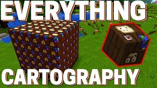 Minecraft Cartography Table How to Use Maps amp Cartography Table in Minecraft 1144 Avomance 2019 [upl. by Mafalda]