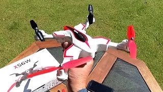 Syma X56W folding altitude hold WiFi FPV TX or APP flight control good beginner quad [upl. by Ano]