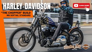 The GAHD M8 Softail Standard quotThe Chopperquot Build Chat harleydavidson customharley oldschool [upl. by Walli]