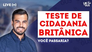 Live  Teste de Cidadania Britânica [upl. by Lindon]