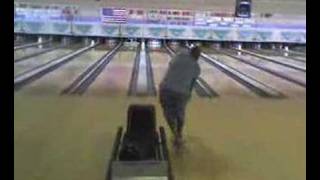 Weirdest Bowling strike celebration ever [upl. by Aibos870]