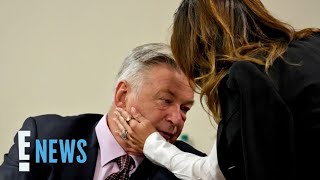 Hilaria Baldwin SUPPORTS Alec Baldwin at ‘Rust’ Shooting Trial  E News [upl. by Howey]