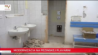 Modernizácia na pezinskej plavárni [upl. by Ursulina]