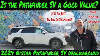 2024 Nissan Pathfinder SV Walkaround  TheSalsaRobot 2024NissanPathfinderSV 2024NissanPathfinder [upl. by Legnaleugim387]