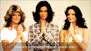 1970s Charlies Angels Theme Lyric Version piano solo [upl. by Rayham]