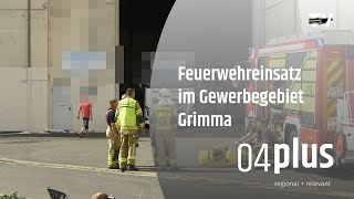 Feuerwehreinsatz im Gewerbegebiet Grimma [upl. by Anialem204]