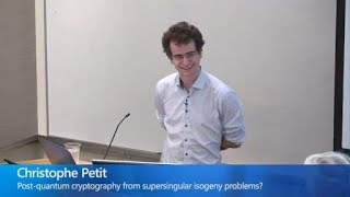 Postquantum cryptography from supersingular isogeny problems [upl. by Hut]