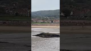 Weston Beach Race 2024 first lap first corner filmed from Brean Down enduro beachrace [upl. by Elmo]