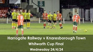 Match Highlights Harrogate Railway v Knaresborough Town [upl. by Elleunamme]