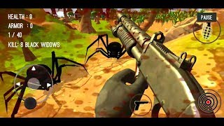 Spider Hunter Amazing City 3D 22 SPIDERS 78  AndroidiOS Gameplay [upl. by Ariad]