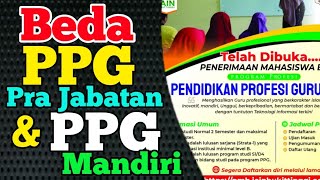 Perbedaan PPG Prajabatan dan PPG Mandiri [upl. by Lajes602]