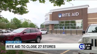 Rite Aid to close 27 stores amid federal bankruptcy case [upl. by Ibbed]