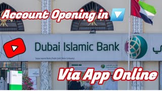 How to open bank account in Dubai Islamic online [upl. by Epps456]