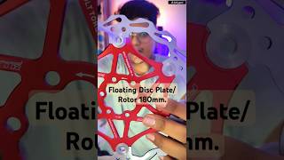 Floating disc rotor 180mmstuntviralvideo viralshortviralshortsmtbcyclestuntcycling mtbcycle [upl. by Atikat]