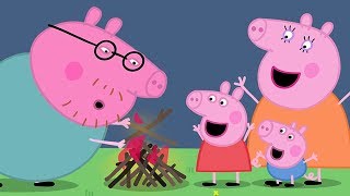 Peppa Pig in Hindi  Camping  हिंदी Kahaniya  Hindi Cartoons for Kids [upl. by Llemert]