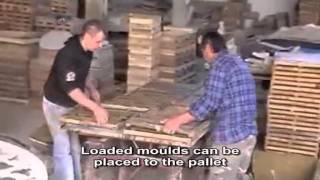 The quotMouldstencilsquot technology producing concrete decorative stones with quotMouldstencilsquot moulds [upl. by Oaks]