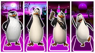 Penguins of Madagascar Skipper VS Kowalski VS Rico VS Private  Tiles Hop [upl. by Dietrich901]