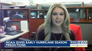 NOAA gives early hurricane season predictions [upl. by Christabelle]