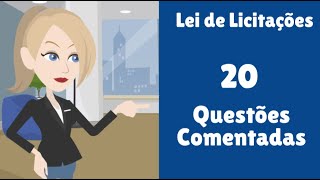 20 Questões Comentadas da Lei de Licitações 141332021 Art 75 [upl. by Yaner398]