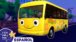 Las ruedas del autobús  Parte 1  Canciones Infantiles  Little Baby Bum en Español [upl. by Hahsia]