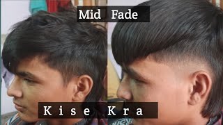 mid Fade kise kra 😎🔥✂️ [upl. by Anwahsit]