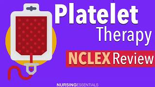 NCLEXRN Question Review  Platelet Therapy [upl. by Tamera386]