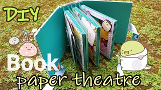 角落生物劇場手工相簿（下）DIY scrapbooking 自己做最有趣，角落劇場相冊卡若琳劇場手工書Sumikko Gurashi paper theatre scrapbooking [upl. by Hannan12]