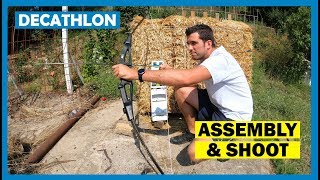 GEOLOGIC INITECH 2 🏹 DECATHLON BOW REVIEW AND SLOW MOTION [upl. by Eigroeg468]