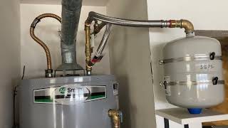 Comparing Pressure Fluctuations Before and After Installing Thermal Expansion Tank to Water Heater [upl. by Euqram]