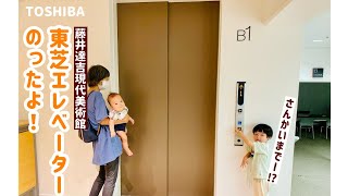 【282日目】碧南市藤井達吉現代美術館のエレベーター（東芝製） [upl. by Riley]