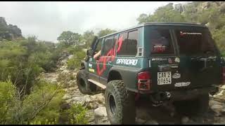 Nissan Patrol GQ tb45 37inch beadlocks twin locked mixed dunes and trails 4x4 offroad mudterrain [upl. by Eetnwahs]