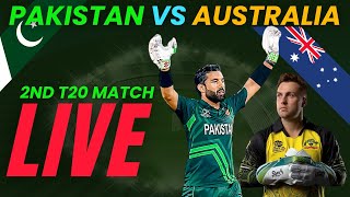 🔴Live Pakistan vs Australia 2nd T20 Match Live Now  pakvsaus livecricketscore [upl. by Tamsky]