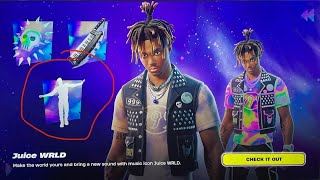 Juice WRLD Skin Is Here wheres the emote [upl. by Banebrudge575]