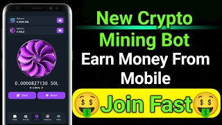 New Crypto Mining App🤑 Verified App  Earn Money From Mobile  New Airdrop Today  Earning Guy [upl. by Aivle]