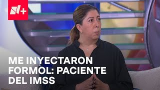 Nora Medrano paciente del IMSS a quien inyectaron formol en biopsia habla en Despierta [upl. by Aicemak572]