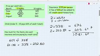 Numeracy B3 Holidays [upl. by Engedi554]