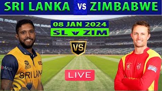 Sri Lanka vs Zimbabwe  SL vs ZIM  2nd ODI Match of Zimbabwe tour of Sri Lanka Live [upl. by Adamik]