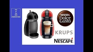 Krups Nescafe Dolce Gusto Piccolo UNBOXING NESCAFÉ ® Dolce Gusto ® KP1006 KP100B [upl. by Aiek160]