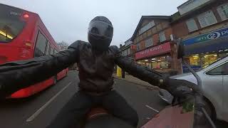 Ride around Ruislip Manor on my Mutt Hilts Green 125cc [upl. by Anirehtac]