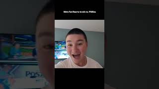 Mets Fan Reacts to win vs Phillies 2024 MLB NLDS Game 1 [upl. by Hartman187]