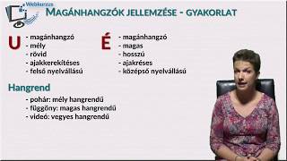 Magánhangzók jellemzése  gyakorlat [upl. by Acessej]