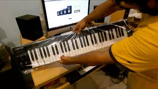 Nektar SE61 USB MIDI Controller Keyboard 61key Unboxing  Mux Sound [upl. by Gleason]