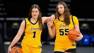 Iowa womens basketball routs Missouri Western in exhibition [upl. by Ahseyd632]