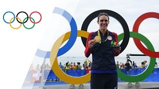 Jorgensen wins Womens Triathlon gold by 40 seconds [upl. by Erhard]