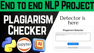 Building a Plagiarism Detector Using Machine Learning  Plagiarism Detection with Python [upl. by Nuaj]