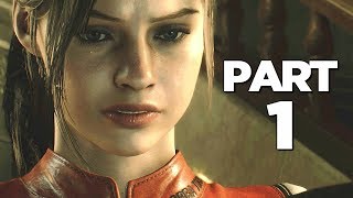 RESIDENT EVIL 2 REMAKE CLAIRE A Walkthrough Gameplay Part 1  ELZA WALKER COSTUME RE2 [upl. by Audris]