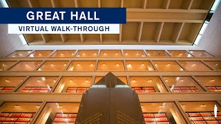 Virtual Walkthrough The LBJ Presidential Librarys Great Hall [upl. by Enylcaj]